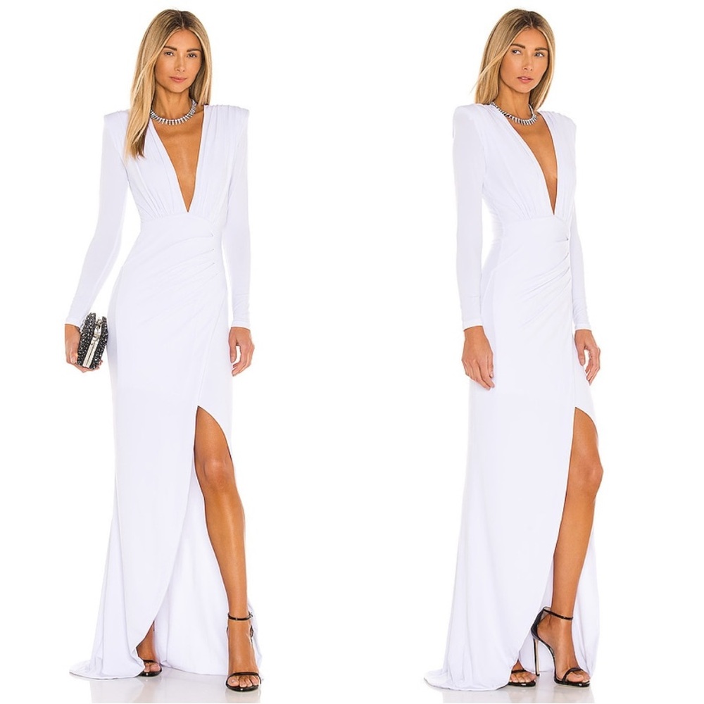 NEW | Nookie Farrah Gown in White Size S
